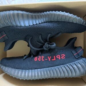 adidas Yeezy Boost 350 V2 Black and Red. Size 5.5 women’s.